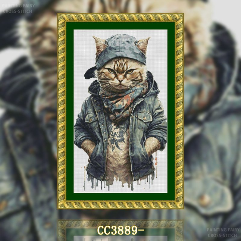 【CC3889-痞子猫】十字绣2026新款客厅餐厅风景系列小