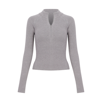 自制秋冬bi备自发热磨毛半拉链打底上衣女街头修身网红新款679