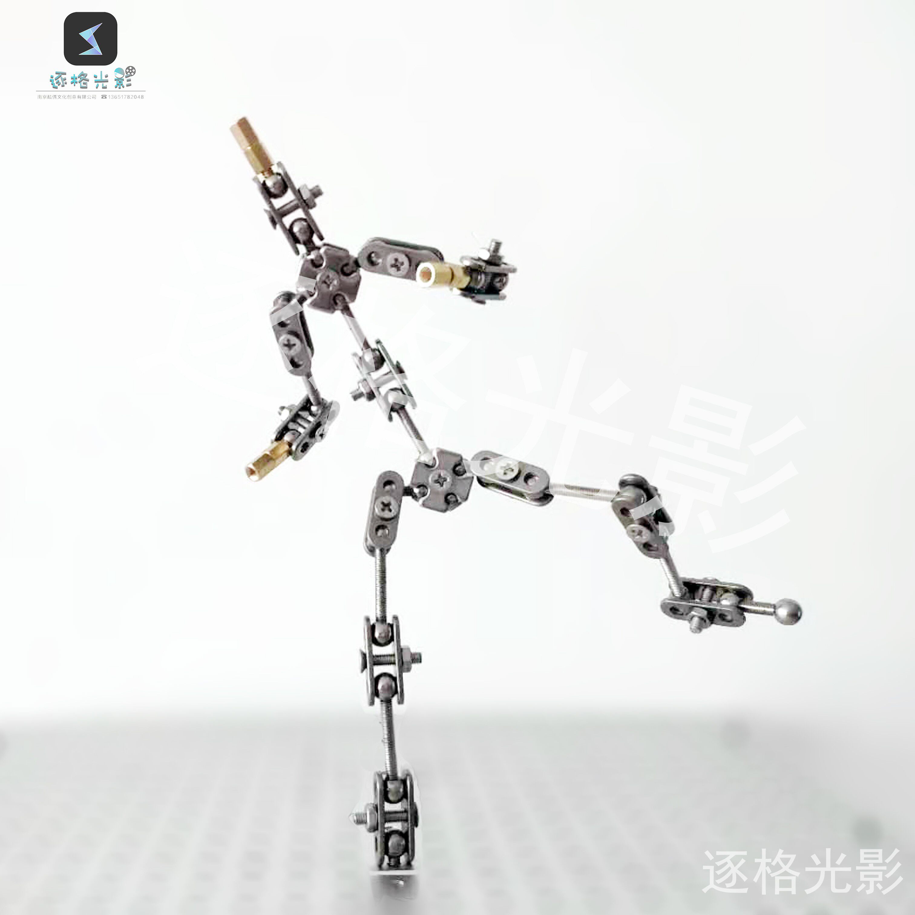 逐格光影   19厘米diy专业版定格动画人物骨架节日创意礼品