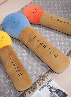 火柴毛绒玩具搞怪公仔可爱创意玩偶娃娃女生抱着睡觉长条睡觉抱枕