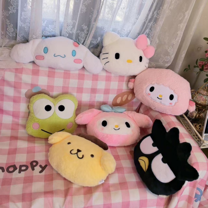 卡通青蛙猫咪居家沙发卧室抱枕