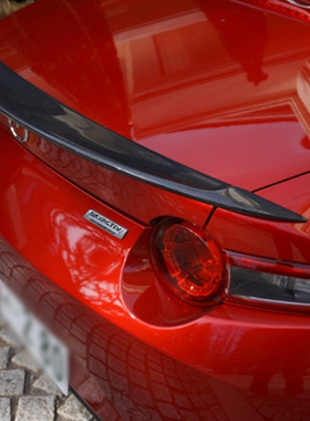 适用马自达MX5 Miata ND5RC RF碳纤维尾翼 包围改装压尾翼Spoiler