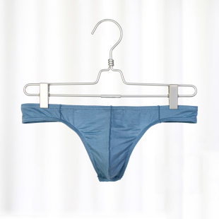 青年露臀运动T裤 莫代尔性感激凸囊袋小三角低腰个性 丁字内裤 男士