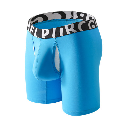 防磨腿加长款平角裤男士运动内裤