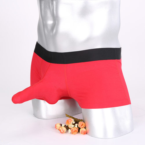 男士大象鼻平角内裤性感纯棉透气