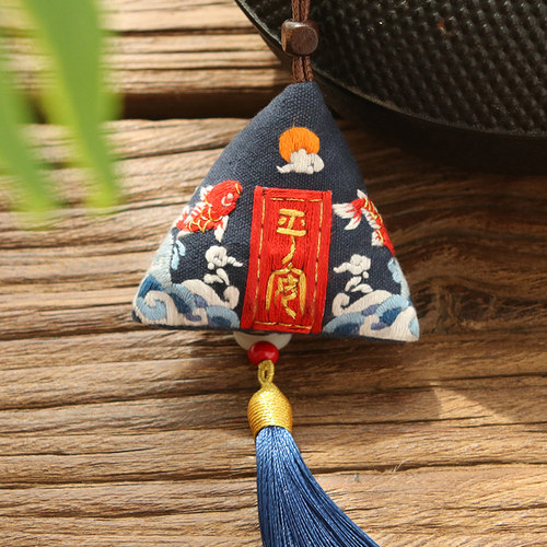 平安符刺绣手工diy香囊生日礼物