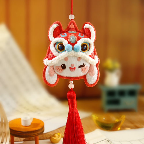 2025醒狮龙香囊汽车挂饰送男友