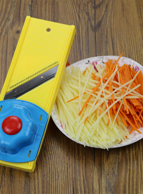 龙江切菜器 土豆丝切丝器 刨丝器厨房擦丝器仿刀切方形丝带护手