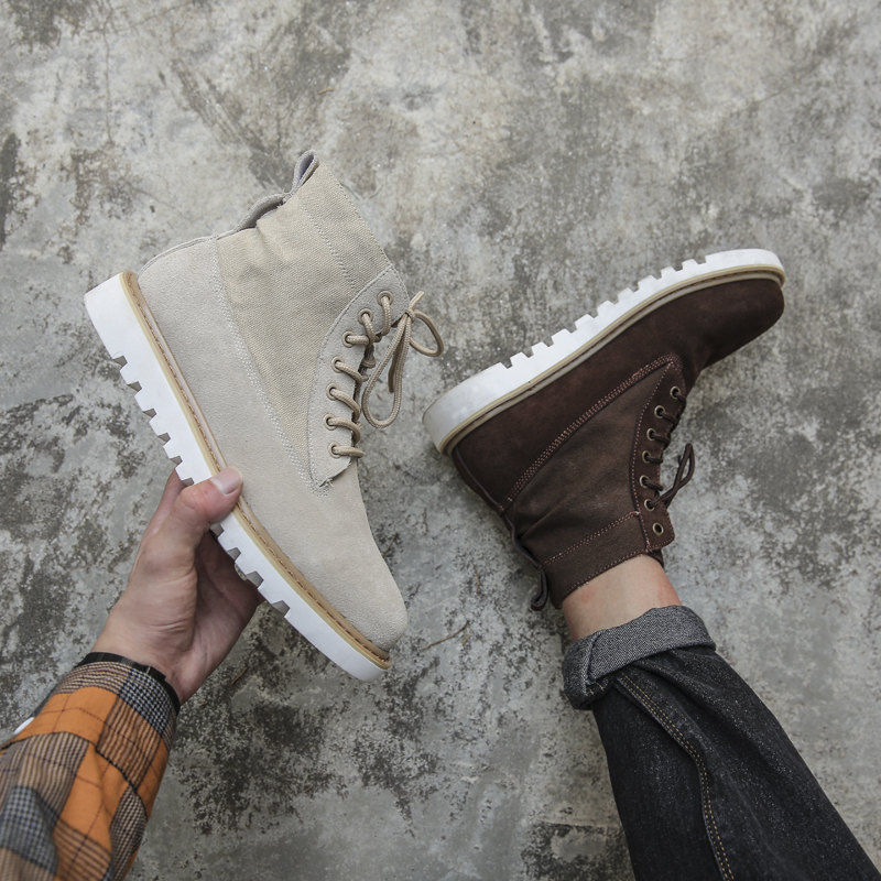 summer Riding boots High shoes Versatile Bootie England Retro Boots Help Korean Edition genuine leather work clothes Bootsin the Men's Shoes, Boots  category - from Buy2taobao.com to provide professional Taobao agent buy service