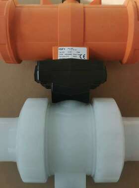 议价~原装进口+GF+乔治费歇尔d63DN50球阀两通球阀PVDF~可维修