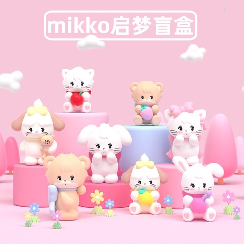 MIKKO周边盲盒潮玩手办女孩可爱桌面摆件猫盲盒玩具公仔礼物女生
