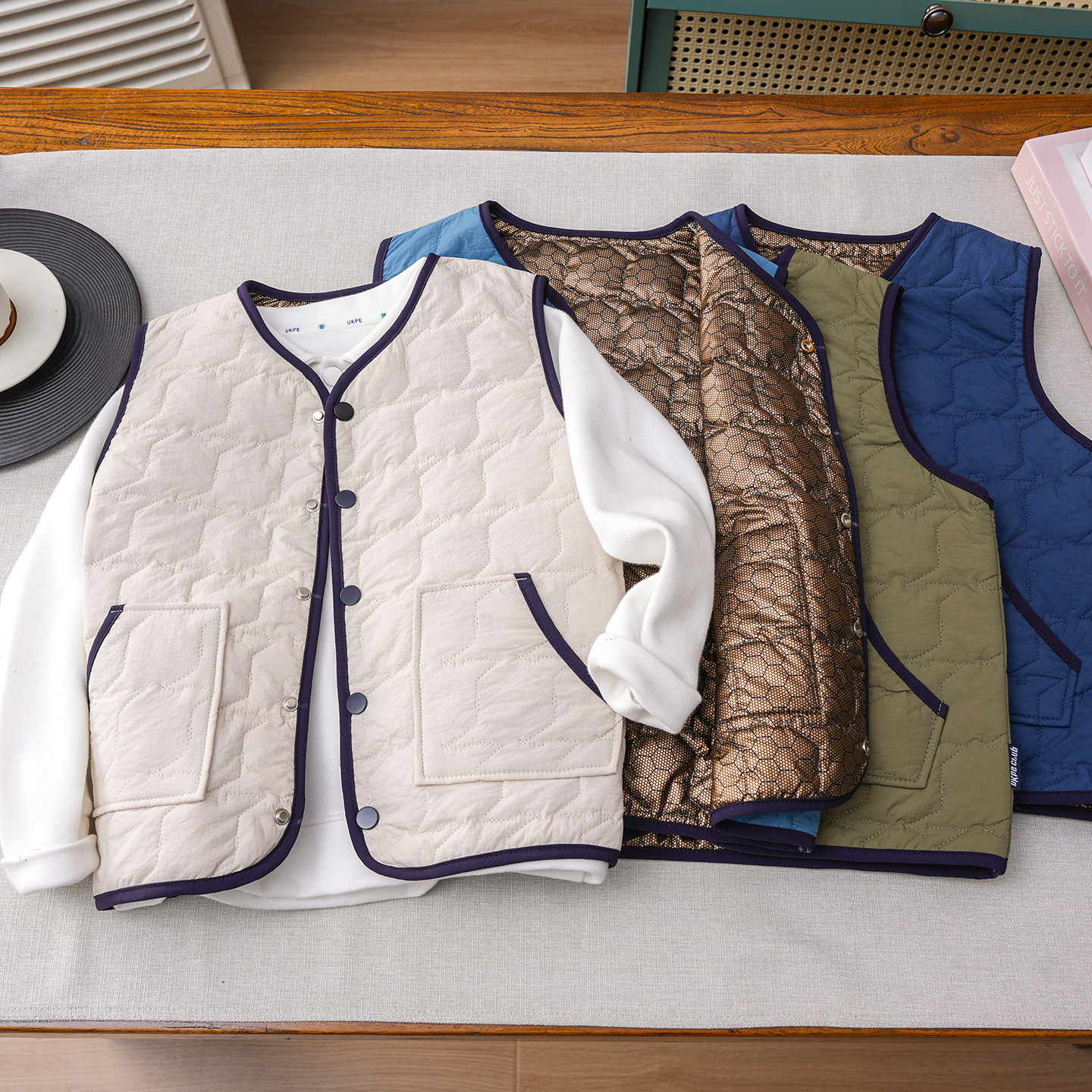 男女童夹棉马甲2025秋冬季新款儿童加厚保暖马夹中大童保暖背心,童装/婴儿装/亲子装,马甲,淘宝优惠券,粉丝福利购,淘宝优惠卷