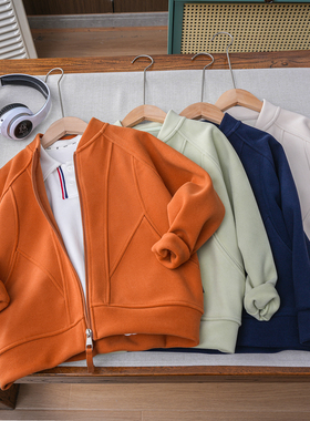 男童秋季外套2025新款秋装儿童棒球服中大童防风运动上衣韩版开衫