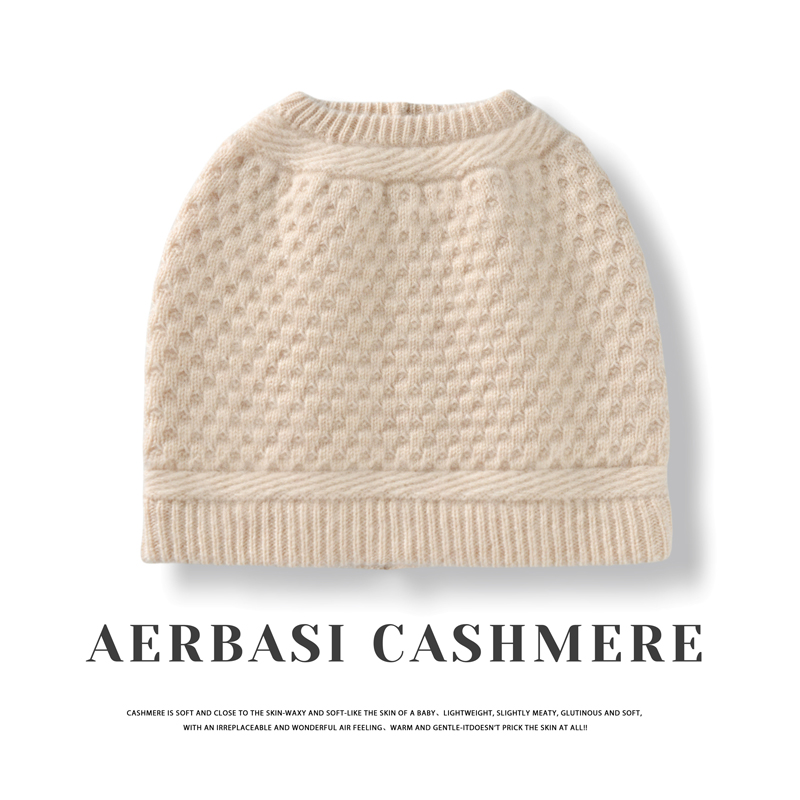 运动跑步山羊绒帽子新款女士秋冬