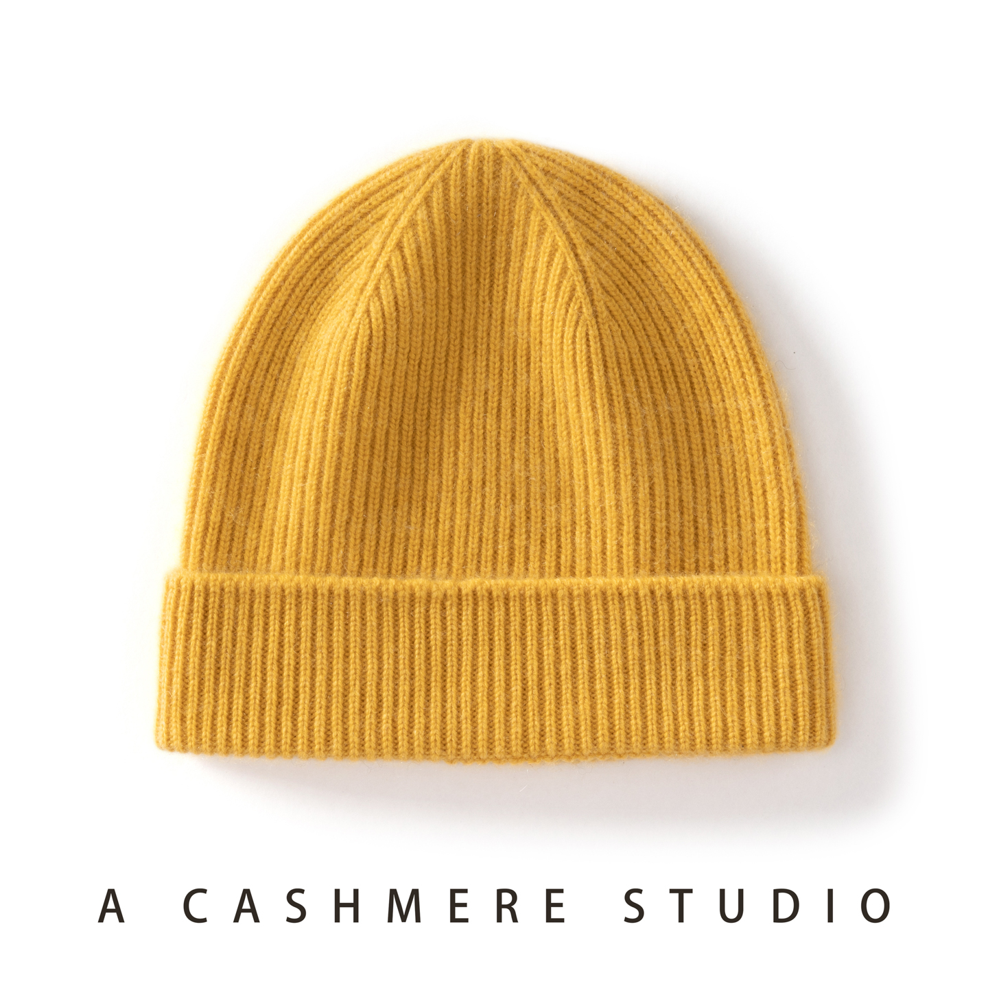 秋冬儿童纯山羊绒护耳毛线帽男女