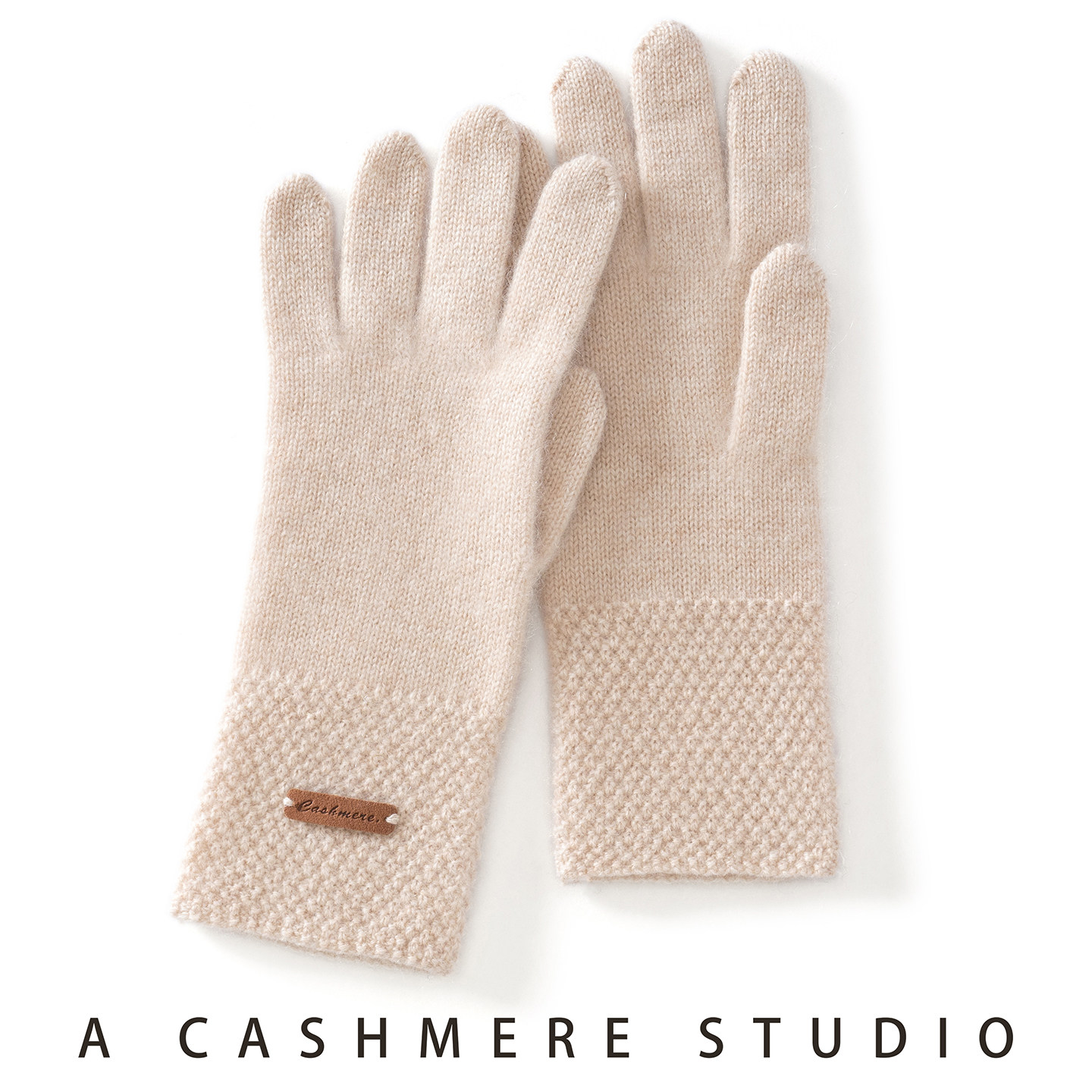 轻奢100%纯山羊绒手套男女秋冬新款保暖针织骑行加厚防寒全指保暖,服饰配件/皮带/帽子/围巾,手套,淘宝优惠券,粉丝福利购,淘宝优惠卷