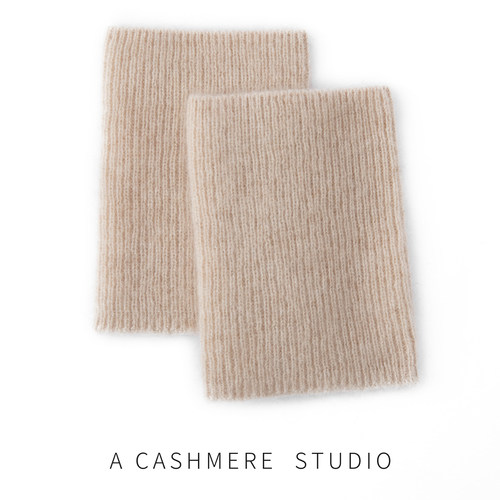 秋冬纯山羊绒针织保暖护腕男女