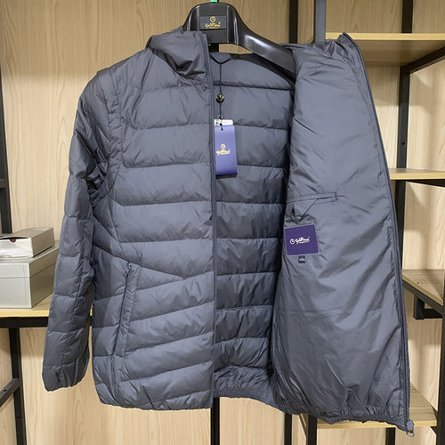 金利来马夹两穿可脱卸袖羽绒服