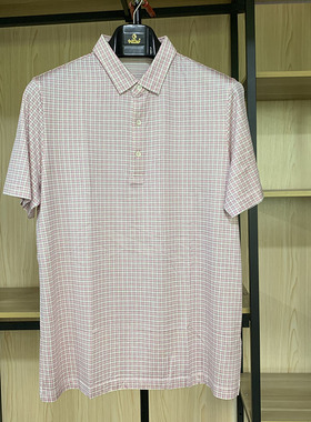 金利来男装夏季桑蚕丝混纺短袖T恤衫MTSD238-31007-21