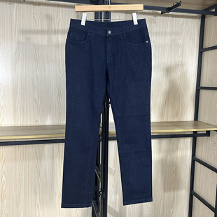 金利来男装牛仔裤秋冬款修身版长裤MPJ22131413-95