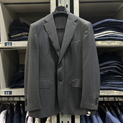 金利来男西装秋冬纯羊毛西服外套