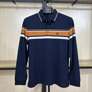 常规翻领长袖 金利来男装 T恤衫 春秋款 MTL21631123