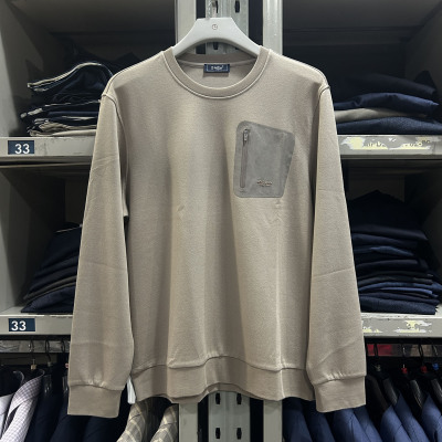 金利来男装T恤衫秋冬款圆领长袖