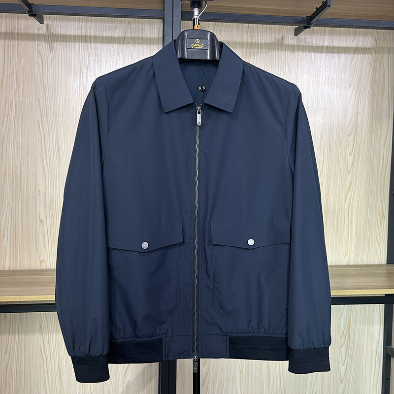 金利来男装外套秋冬款翻领夹克