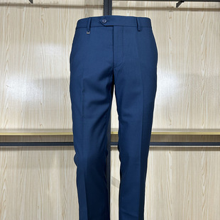 金利来商务男装西裤秋冬款修身型时尚纯色长裤MPT22261703-65