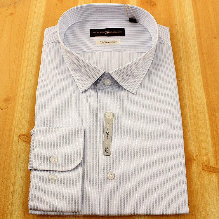 金利来男桑蚕丝混纺面料长袖衬衫