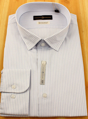 金利来男装桑蚕丝混纺面料长袖衬衫TSLC138-25205-15