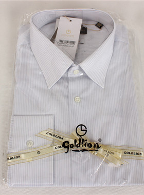 金利来男装意大利进口纯棉面料长袖衬衫TSLC228-25304-15