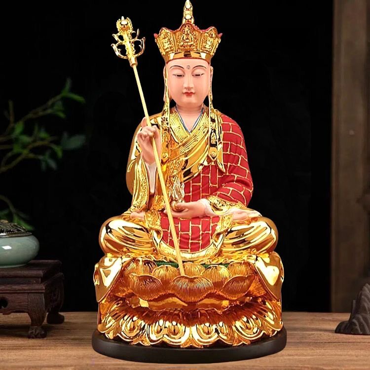 12寸树脂地藏王菩萨供奉摆件