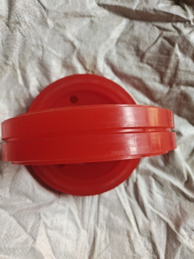 发泡陶瓷线性绳锯细槽龙门锯胶轮异型石材切割数控耐磨红色轮细绳