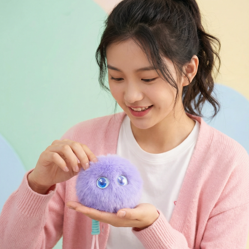 AI福仔智能机器人儿童学习陪伴语音毛绒玩具智能电子宠物豆包礼物