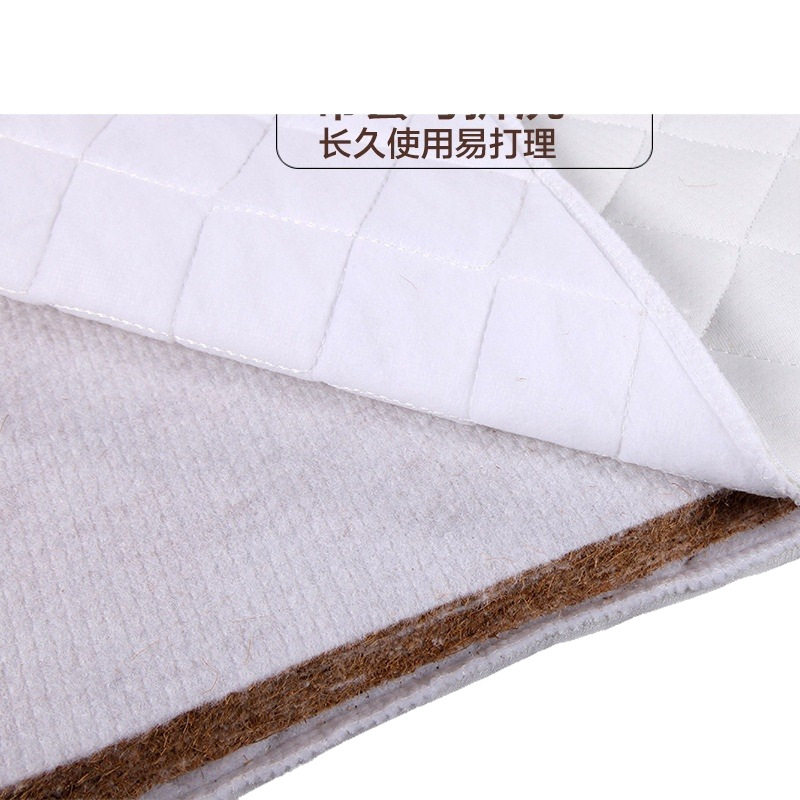 厂家批发宝宝床垫 BB婴儿床垫子 天然椰棕冬夏两用可拆洗棉垫一件