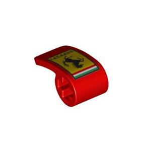 LEGO乐高 42143法拉利印刷件 6346651 车标