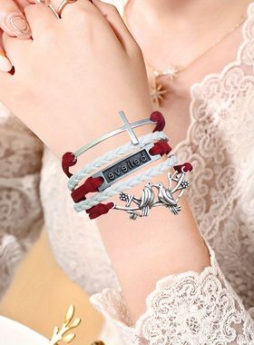 民族西米亚编织新款手链