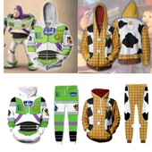 经典 巴斯光年cosplay动漫3D卫衣连帽衫 动画 玩具总动员系列胡迪