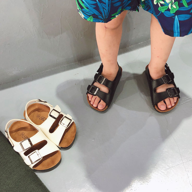 原创睿足春夏季软木凉鞋手工透气