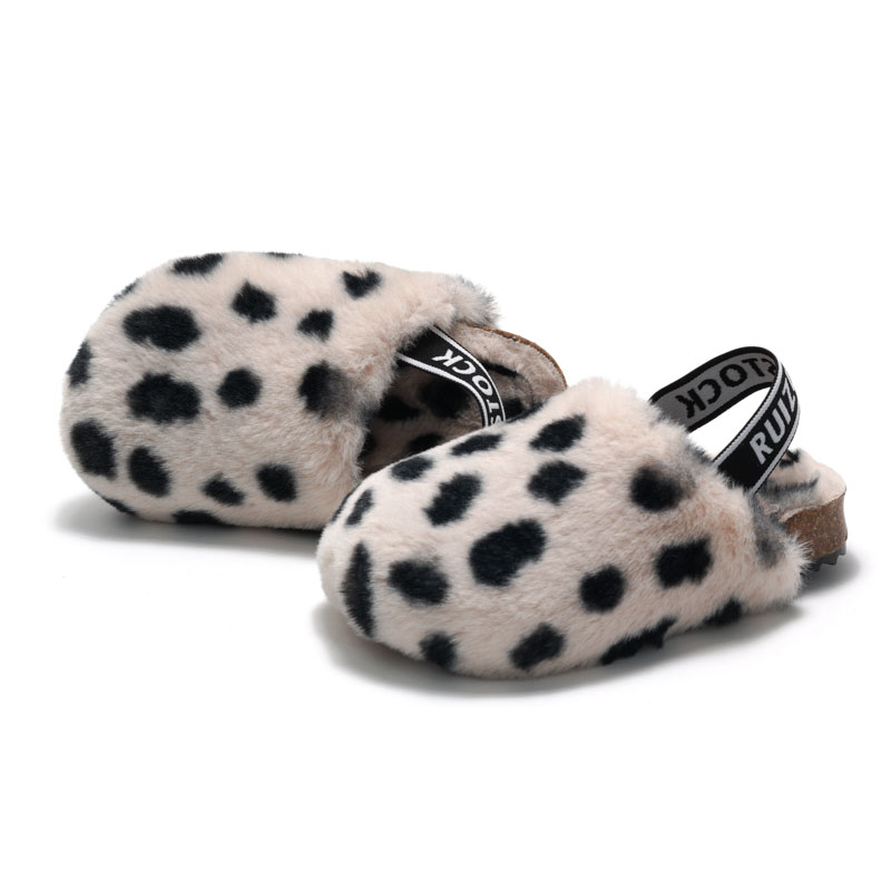 睿足儿童夏季中性软木毛鞋