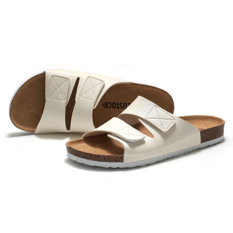 RUIZUSTOCK夏季魔术贴软木拖鞋