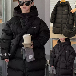 波拉韩国童装儿童羽绒服秋冬新款男女童韩版宽松加厚白鸭绒外套潮