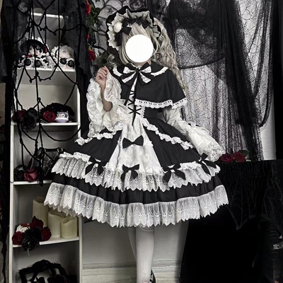 定金lolita原创玩偶密语doll感甜系JSK斗篷洋装萌款洛丽塔连衣裙