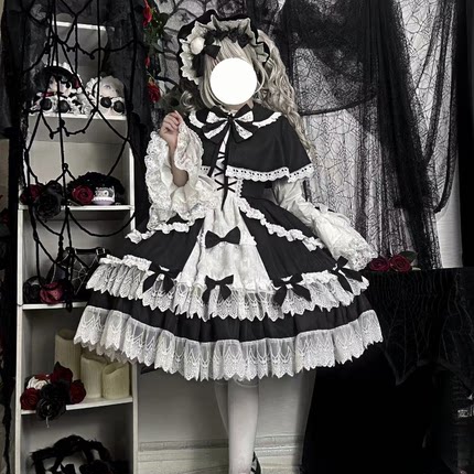 定金lolita原创玩偶密语doll感甜系JSK斗篷洋装萌款洛丽塔连衣裙