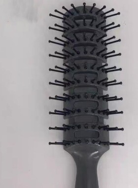 排骨梳男抖音大背头打理蓬松吹弄头发造型鱼骨梳子神器发型师专用