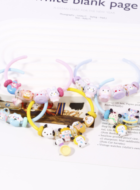 beads卡通串珠可爱美乐蒂手镯帕恰狗手链原创多巴胺少女闺蜜手饰