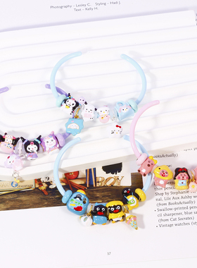 beads卡通串珠可爱帕恰狗手镯库洛米手链原创多巴胺少女闺蜜手饰