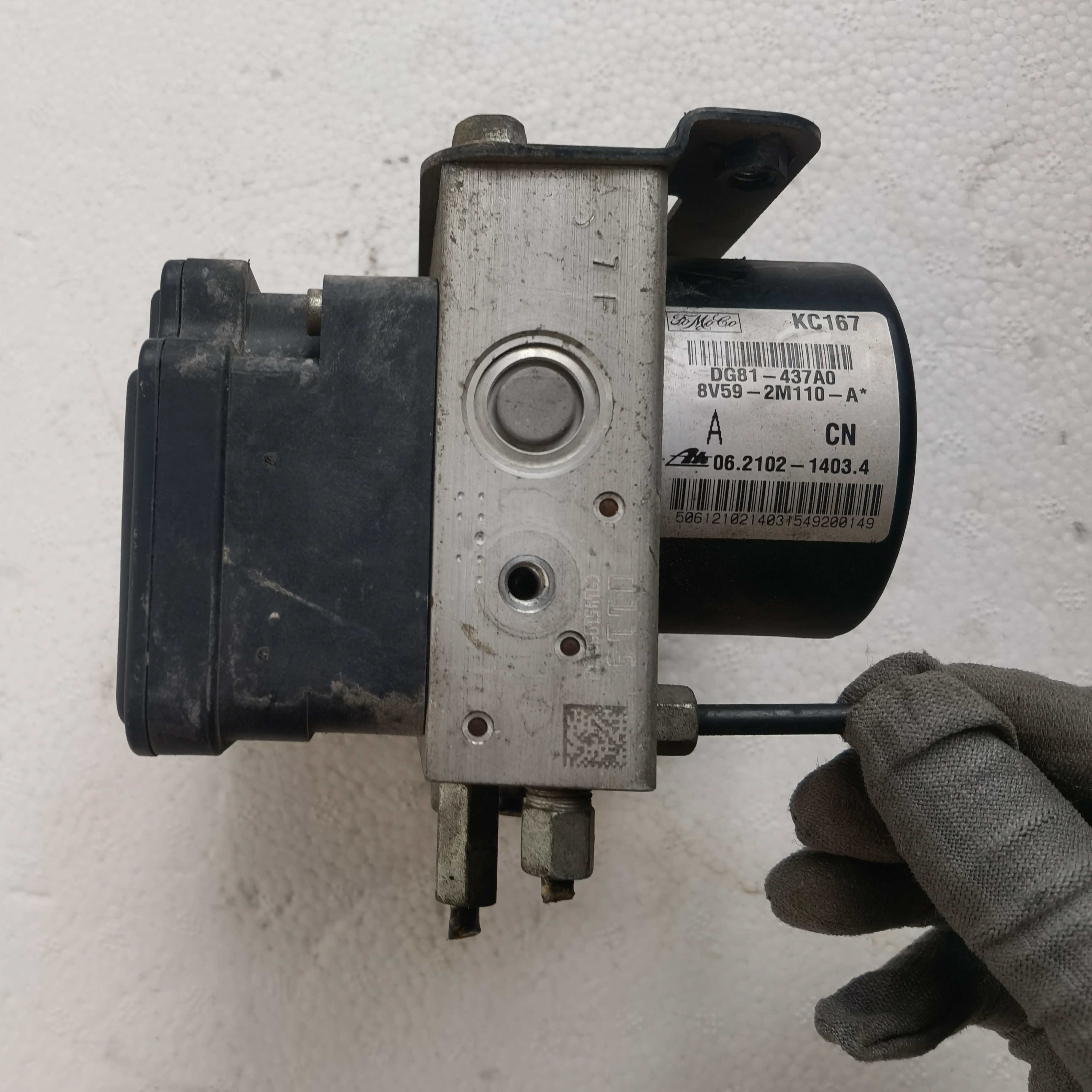 适用于福特福克斯福睿斯嘉年华刹车ABS泵总成纯拆车 8V59-2M110-A