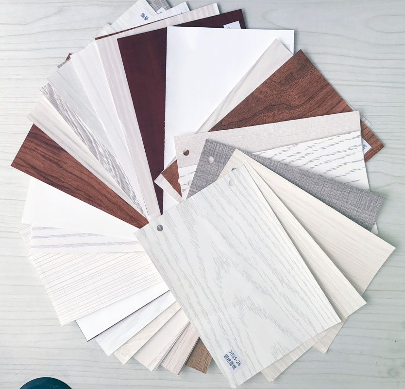华企门套专用色纸样品木线条